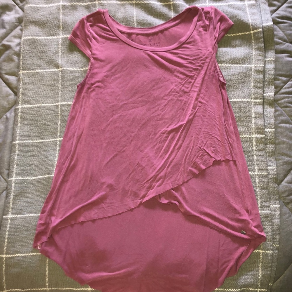 Soft and sexy asymmetrical tee
